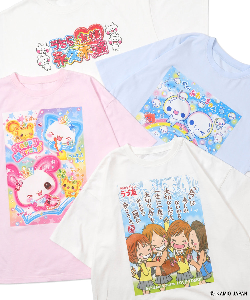 カミオジャパンキラキラプリントビッグT