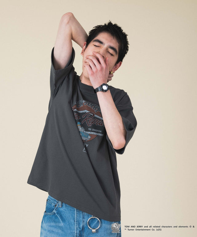 トム出品 tシャツ TOM＆JERRY big t-shirt トムとジェリー ビッグTシャツ