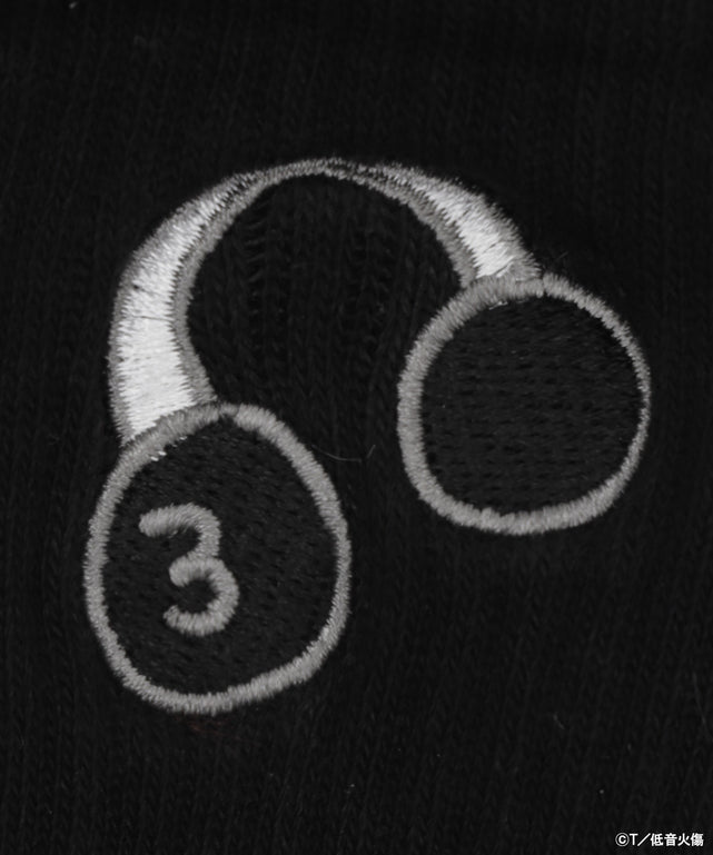 低音火傷コラボ3Pソックス(23-25cm)