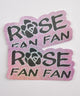 ROSE　FAN　FANコラボラメステッカー