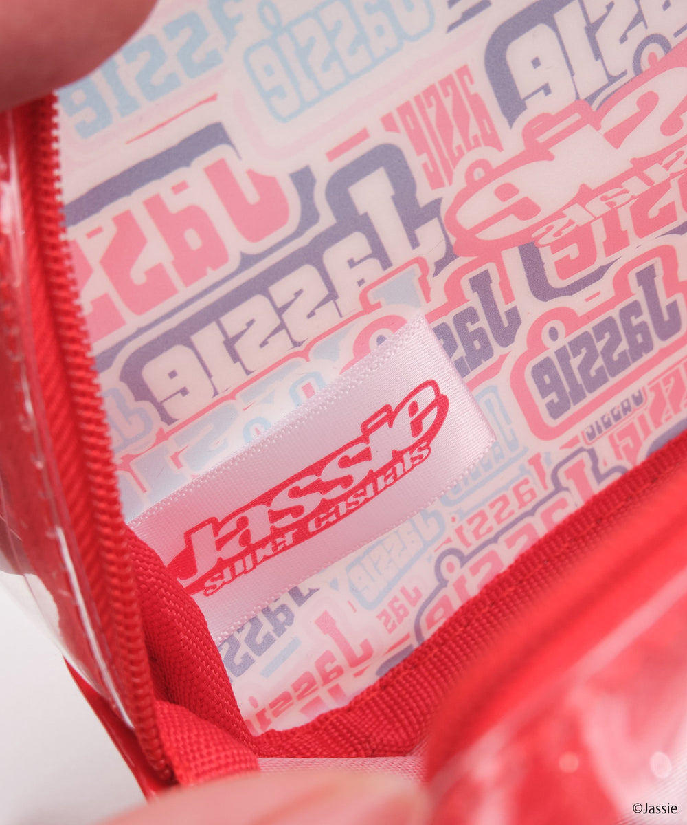 Jassieコラボクリアポーチ