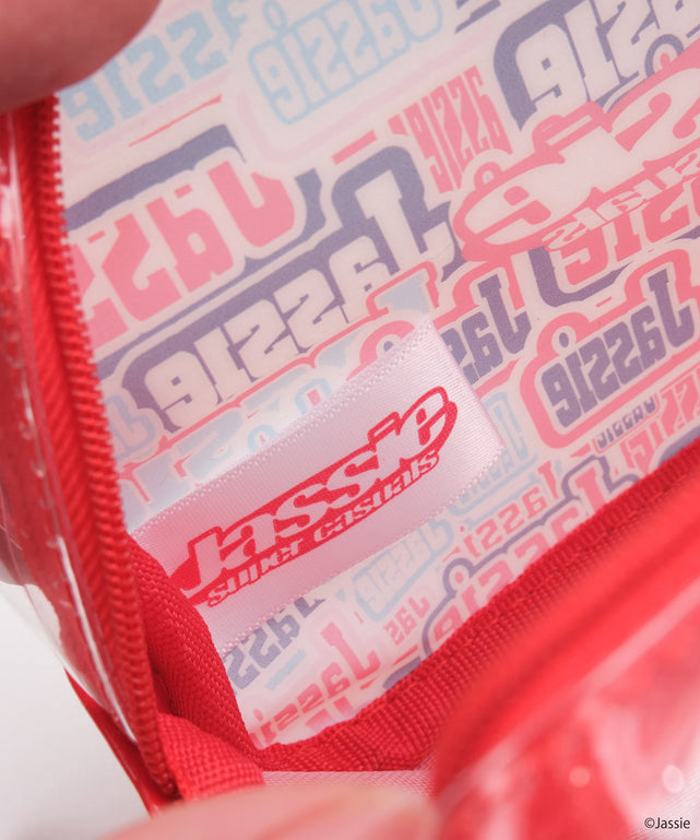 Jassieコラボクリアポーチ