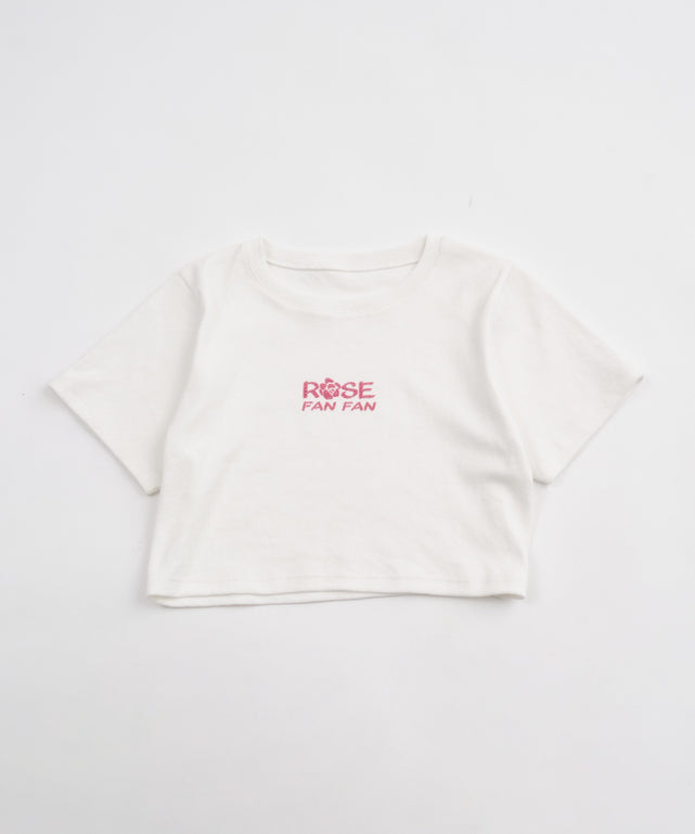 ROSE　FAN　FANコラボリブT