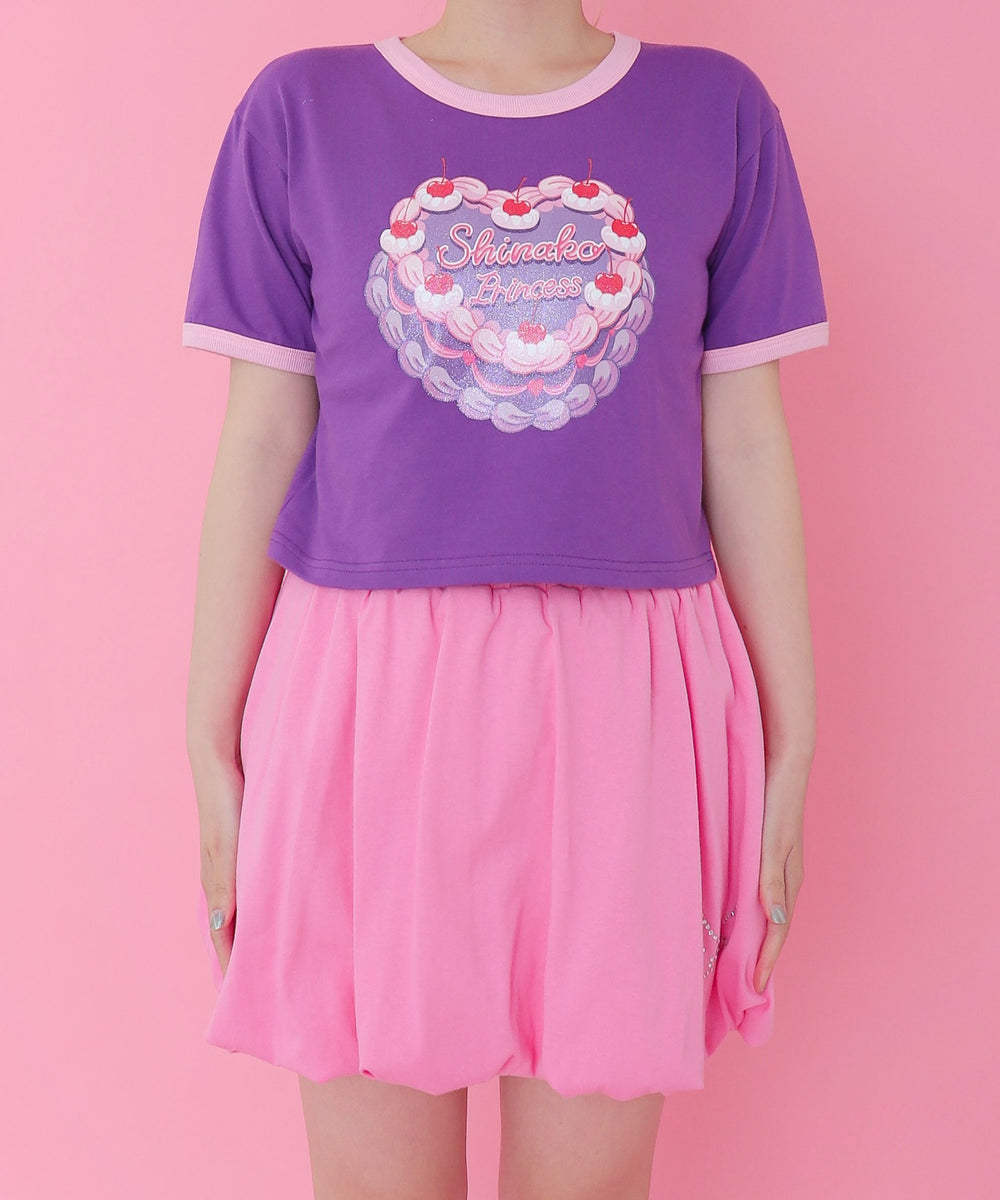 パープル モデル：155cm M着用