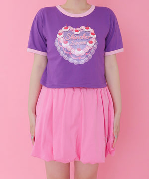 パープル モデル：155cm M着用