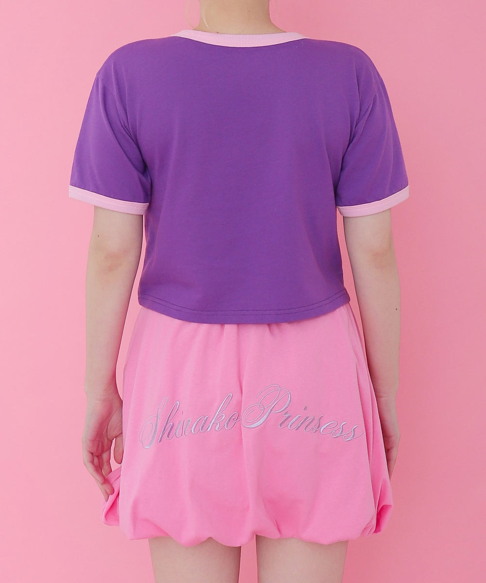 パープル モデル：155cm M着用