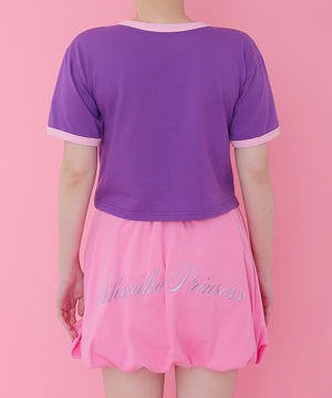 パープル モデル：155cm M着用