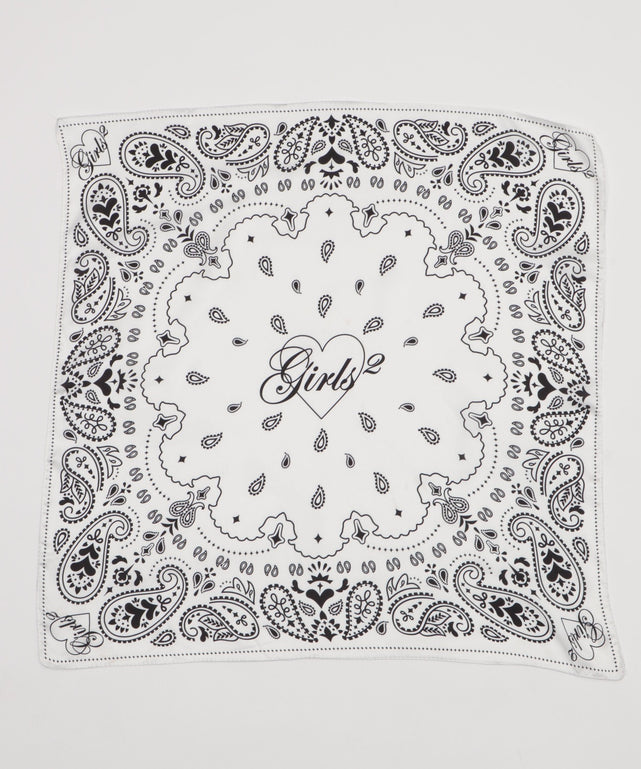 Girls²コラボバンダナ/ホワイト