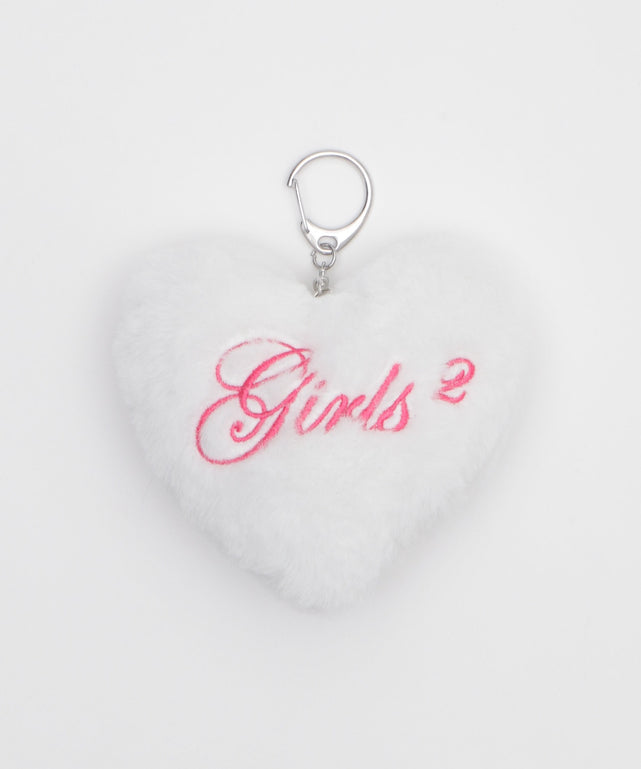 Girls²コラボハートキーホルダー/ホワイト