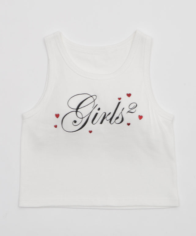 Girls²コラボタンク/ホワイト
