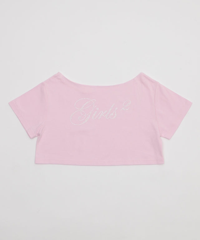 Girls²コラボオフショルT/ピンク