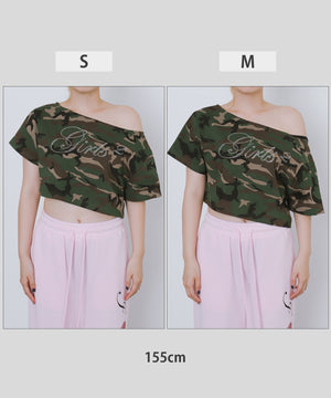 Girls²コラボオフショルT