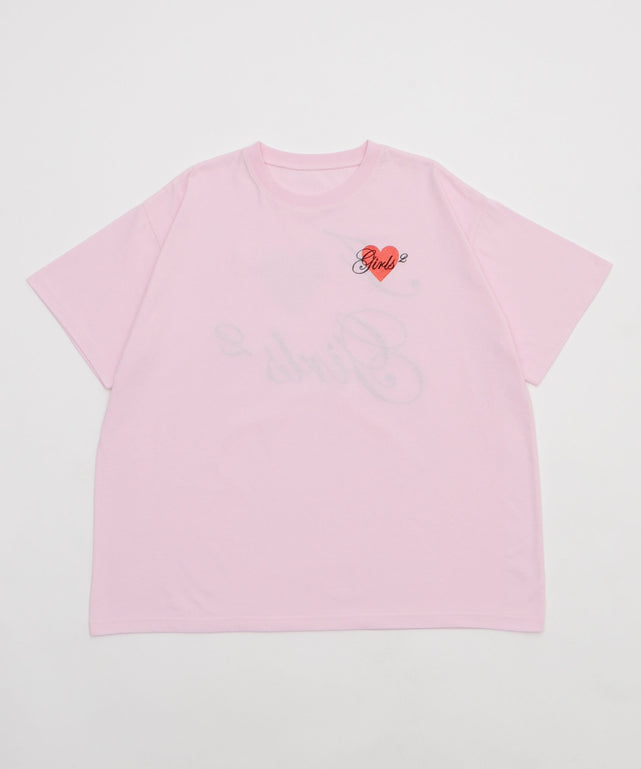 Girls²コラボビッグT/ピンク