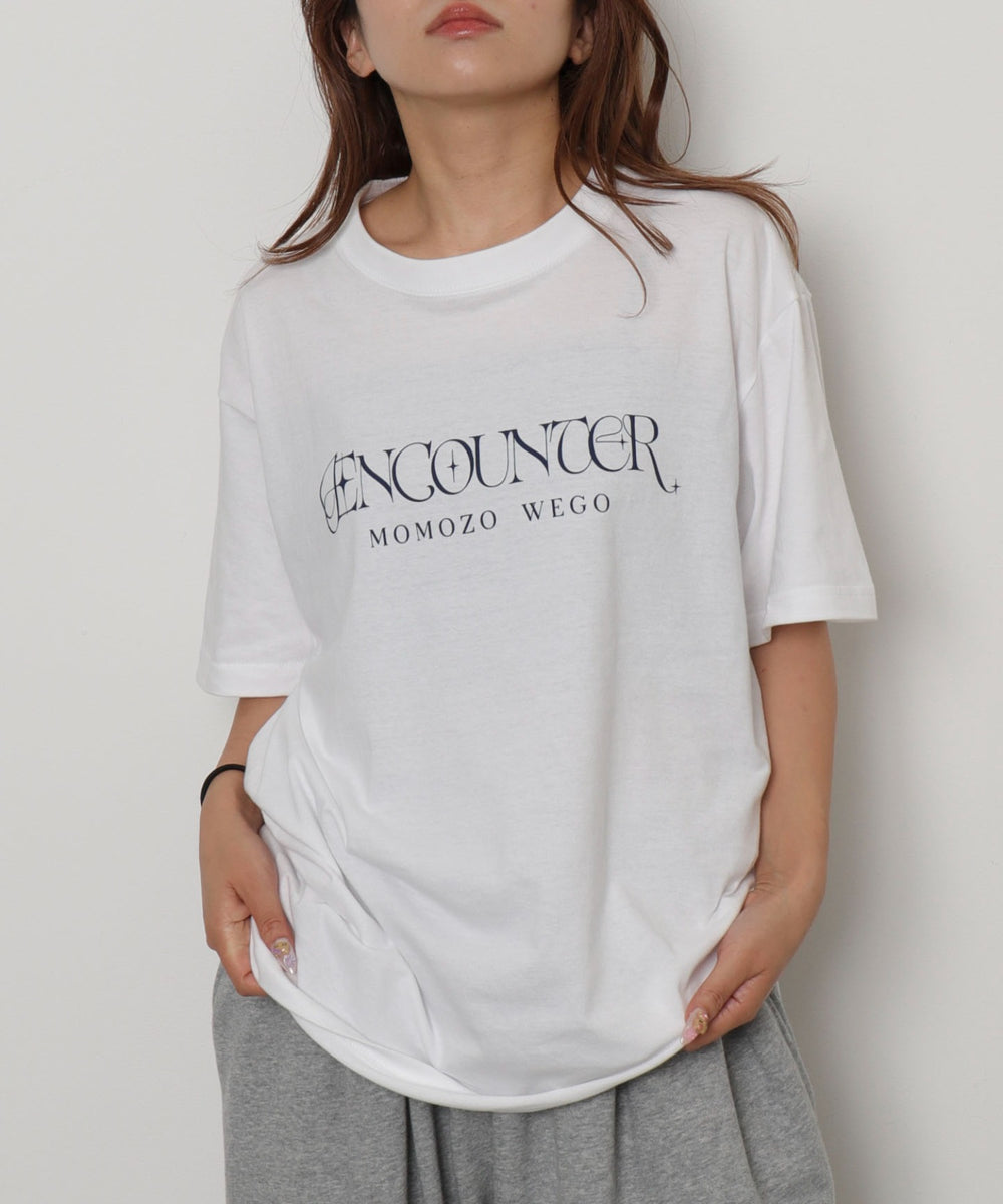 ホワイト　モデル：155㎝　Lサイズ着用