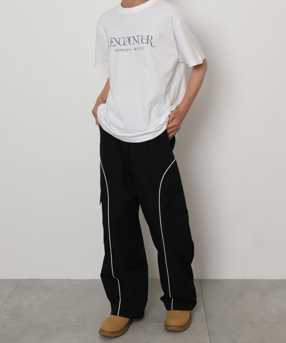 ホワイト　モデル：175㎝　Lサイズ着用