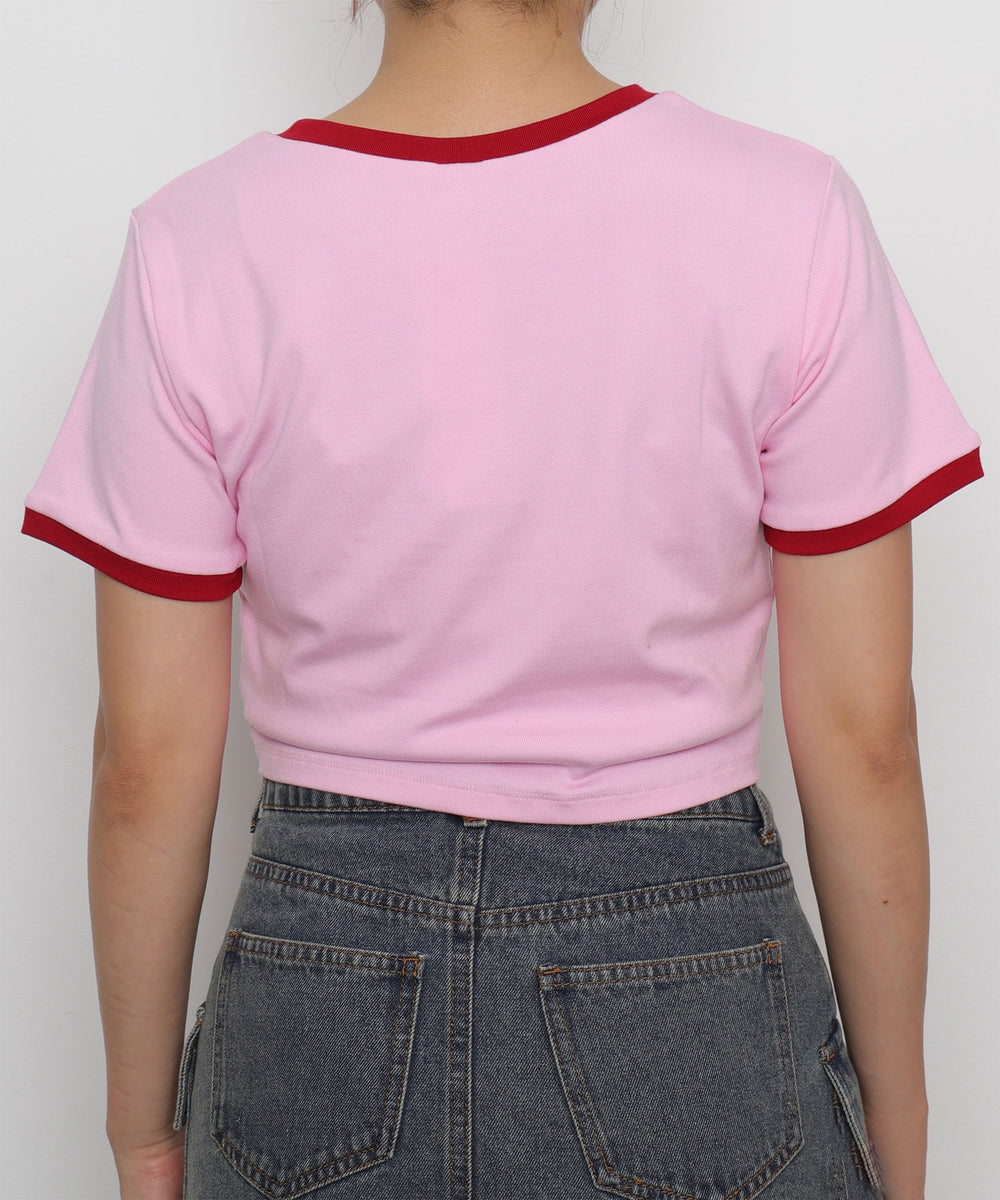 ピンク モデル：155cm F着用