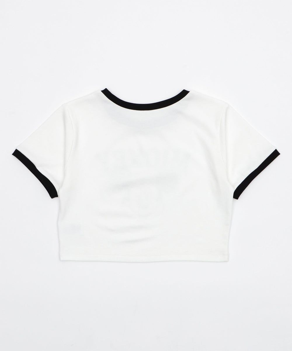 MICKEY　MOUSE／リンガーTシャツ