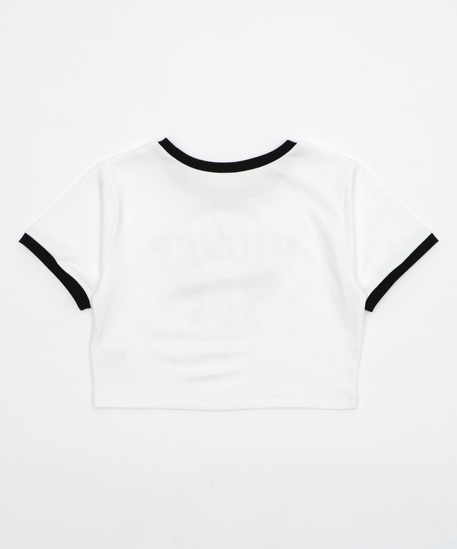 MICKEY　MOUSE／リンガーTシャツ