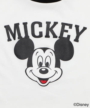 MICKEY　MOUSE／リンガーTシャツ
