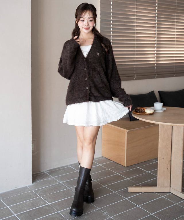 ブラウン　モデル：165cm M着用