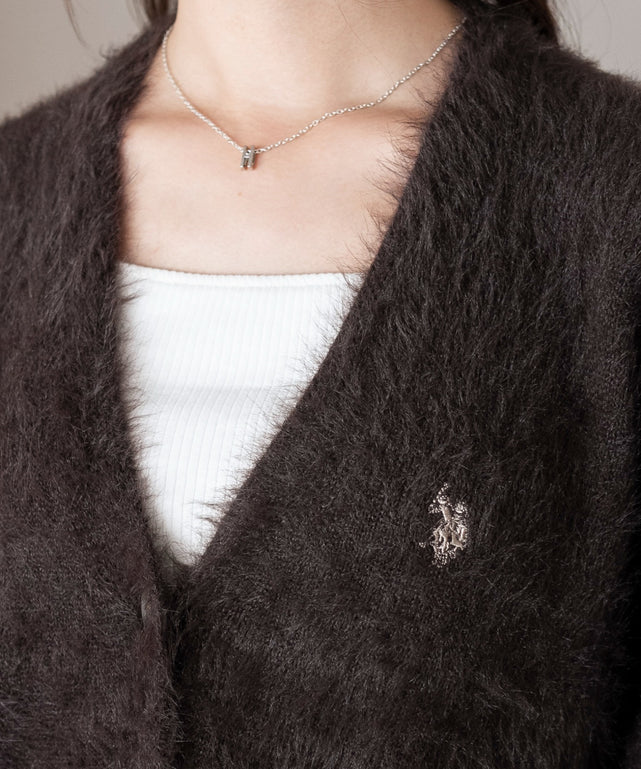 別注USPOLOシャギーニットカーデ