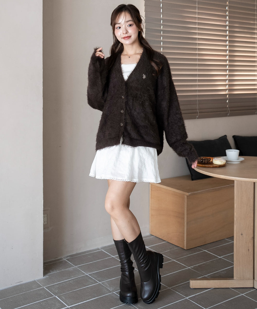 ブラウン　モデル：165cm M着用