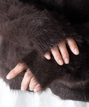 別注USPOLOシャギーニットカーデ