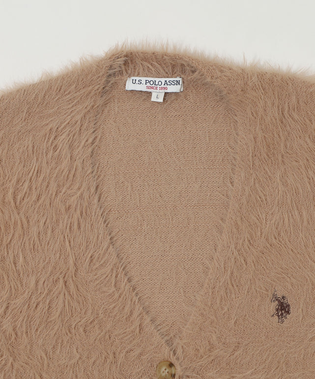 別注USPOLOシャギーニットカーデ