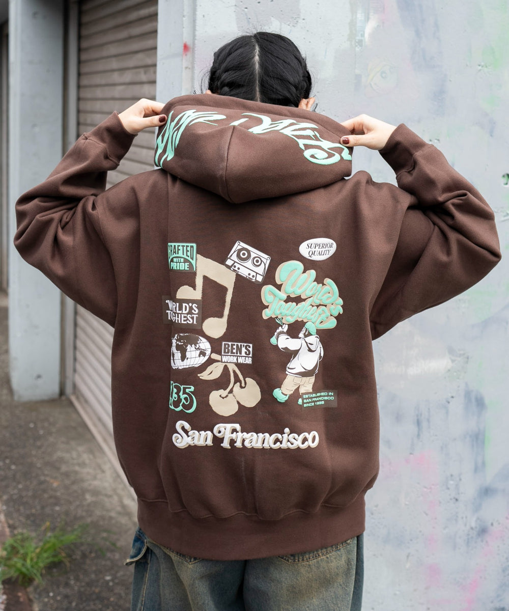 ブラウン　モデル：160㎝　M着用