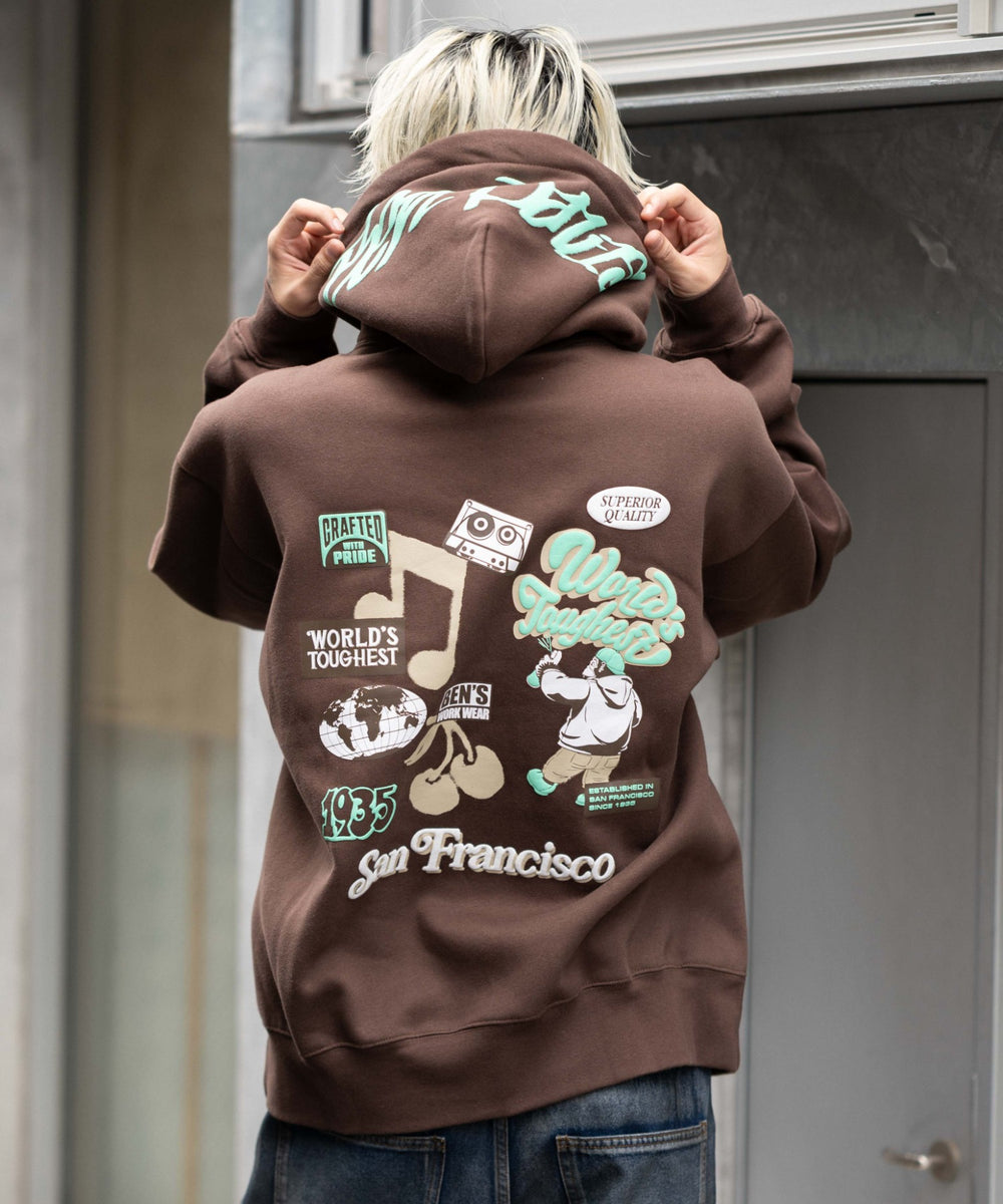 ブラウン モデル：175cm L着用