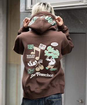 ブラウン モデル：175cm L着用