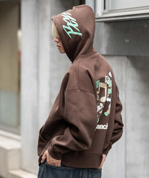 ブラウン モデル：175cm L着用