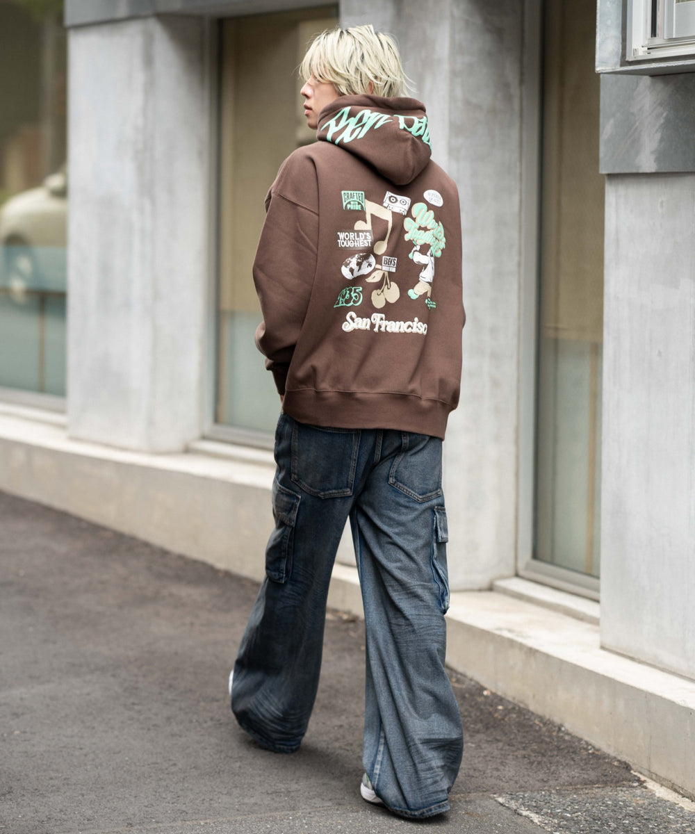 ブラウン モデル：175cm L着用