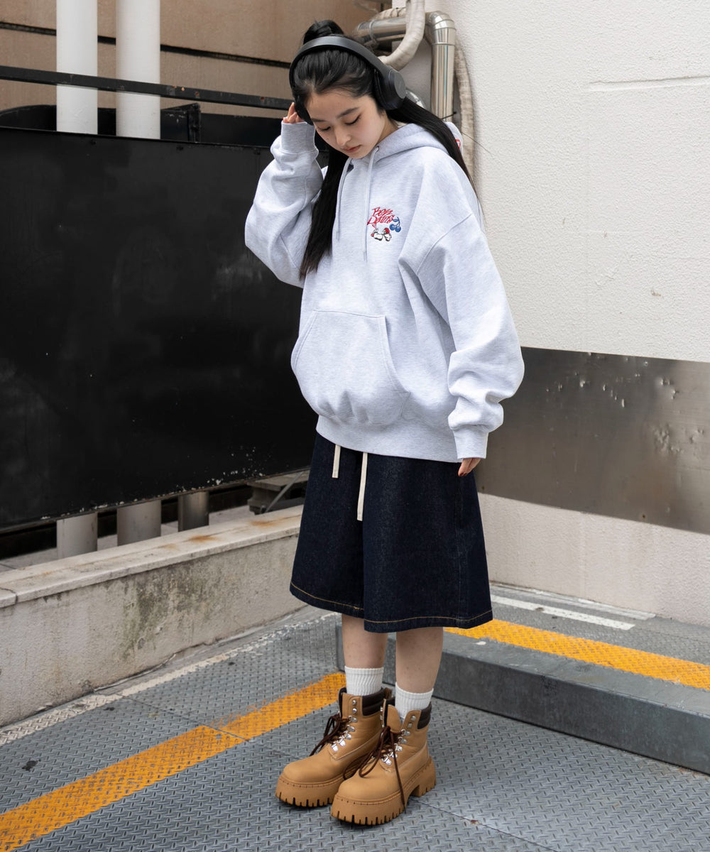 アッシュグレー　モデル：160㎝　M着用