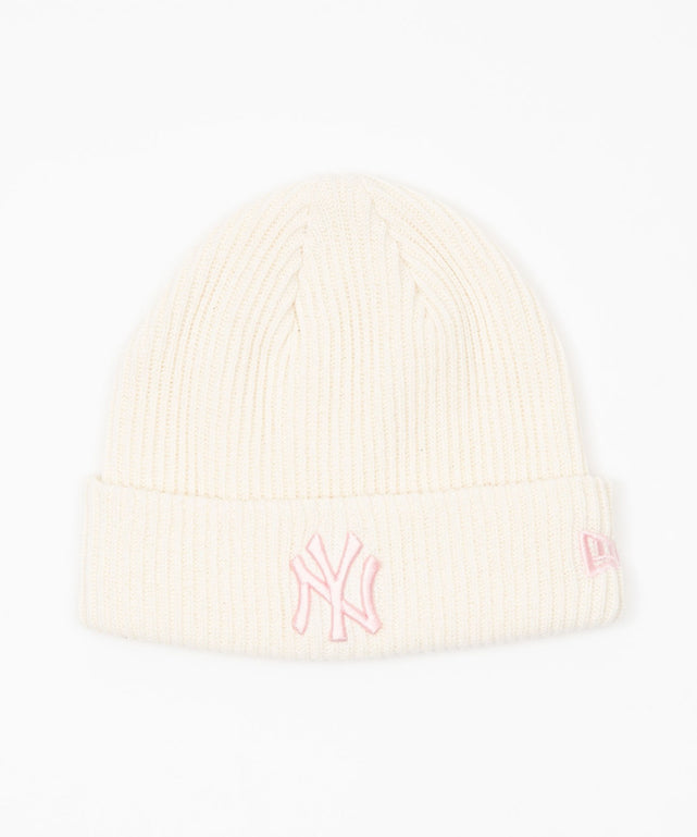 別注NEWERA RIB CUFF KNIT/柄1:NYオフホワイト