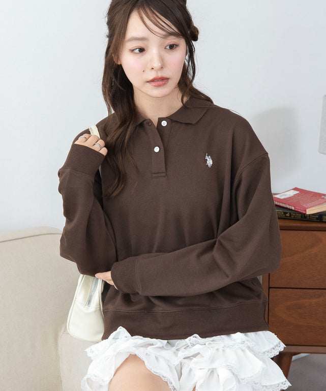 ブラウン　モデル：165cm F着用