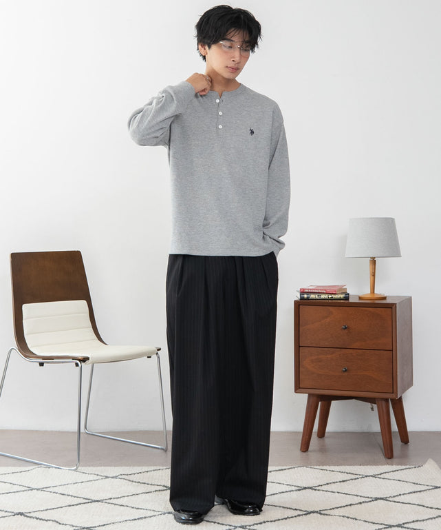 杢グレー　モデル：180cm L着用