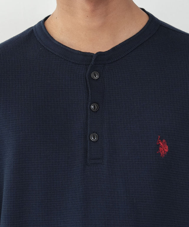 U.S.POLO ASSN.ヘンリーネックロンT