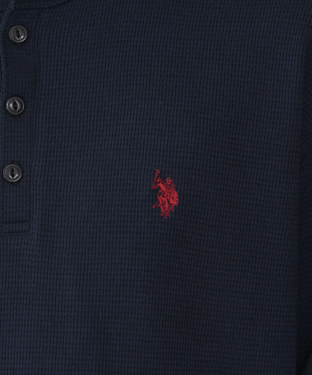 U.S.POLO ASSN.ヘンリーネックロンT
