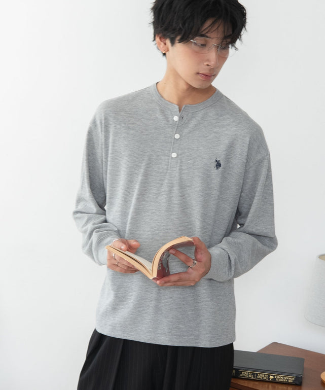杢グレー　モデル：180cm L着用