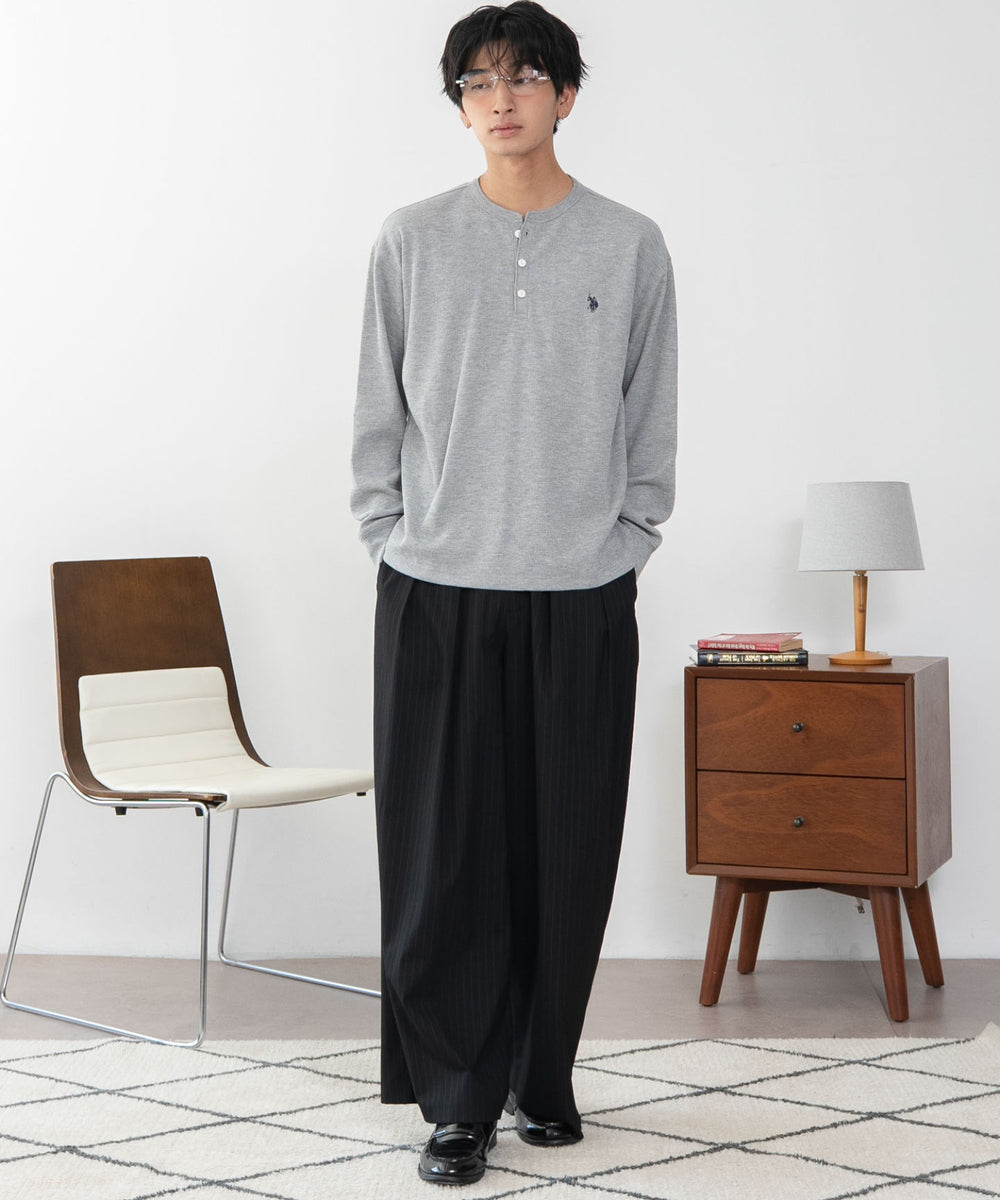 杢グレー　モデル：180cm L着用