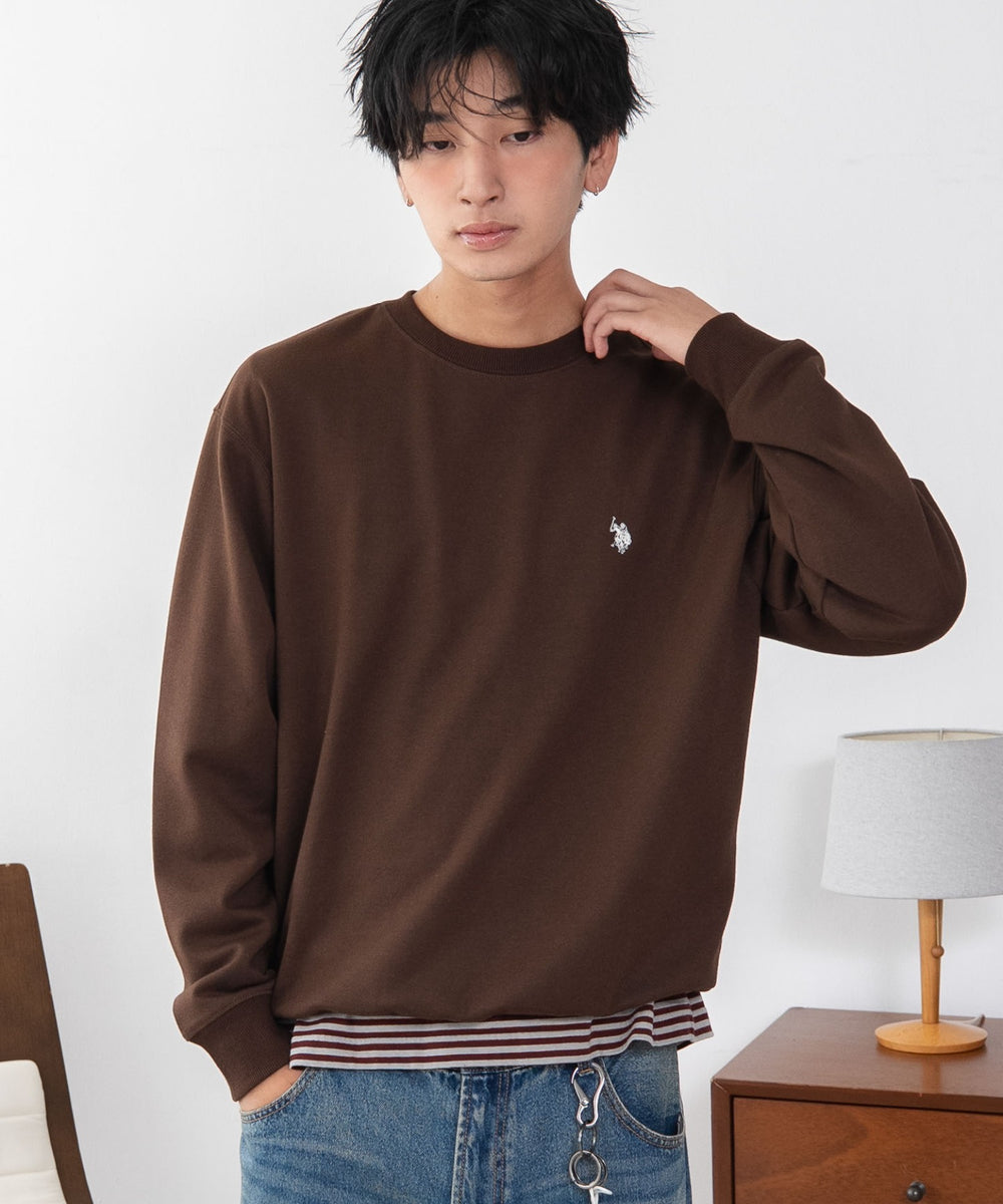 ブラウン　モデル180cm L着用