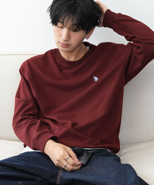 ワイン　モデル180cm L着用