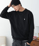 U.S.POLO ASSN.クルーネックPO/ブラック　モデル180cm L着用