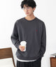 U.S.POLO ASSN.クルーネックPO/スミクロ　モデル180cm L着用