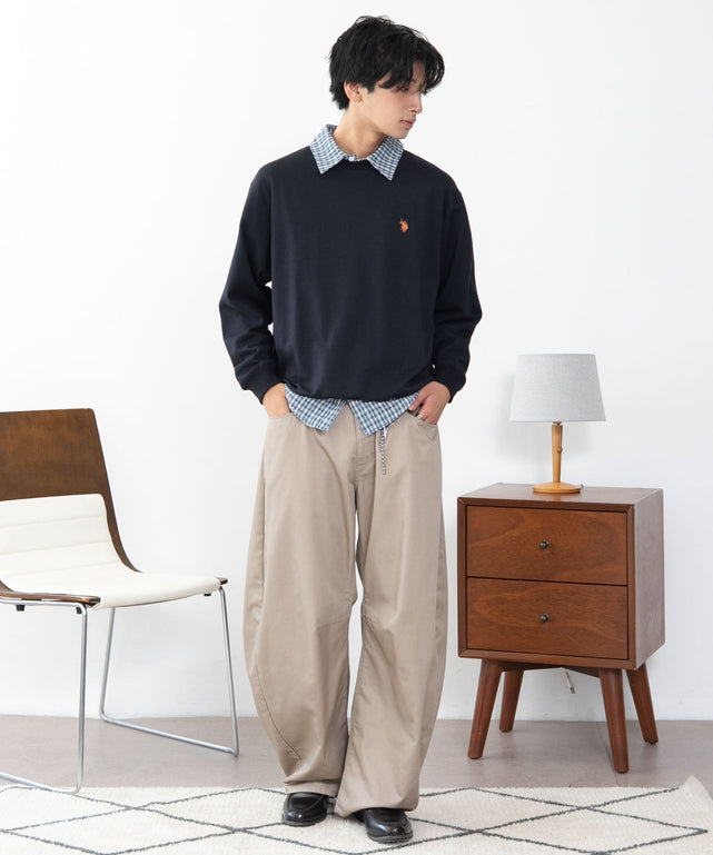 ネイビー　モデル180cm L着用