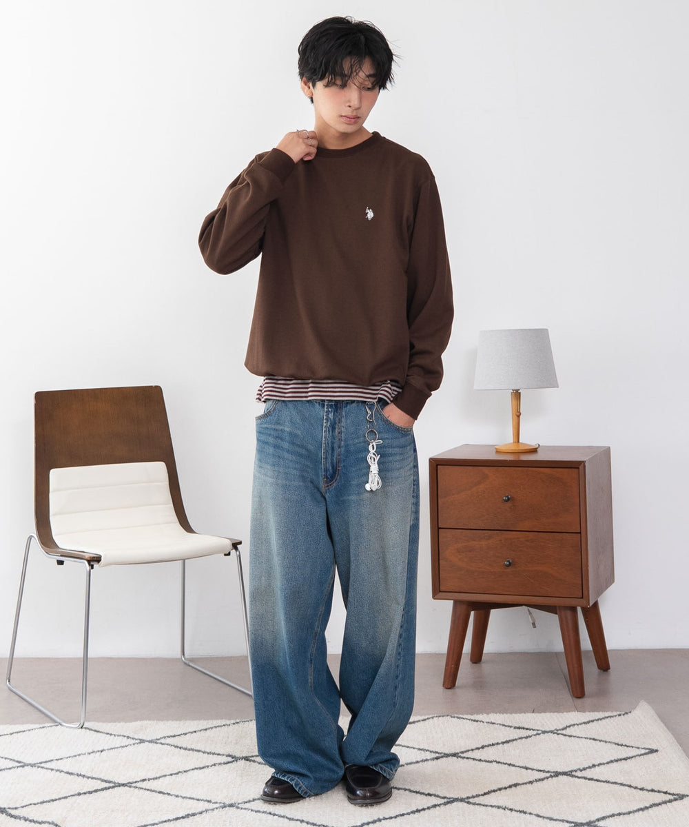 ブラウン　モデル180cm L着用