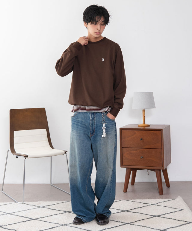 ブラウン　モデル180cm L着用