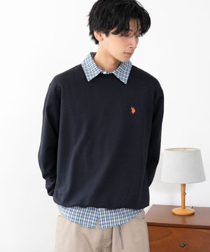 ネイビー　モデル180cm L着用