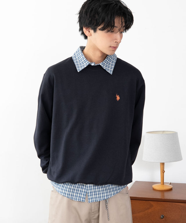 ネイビー　モデル180cm L着用